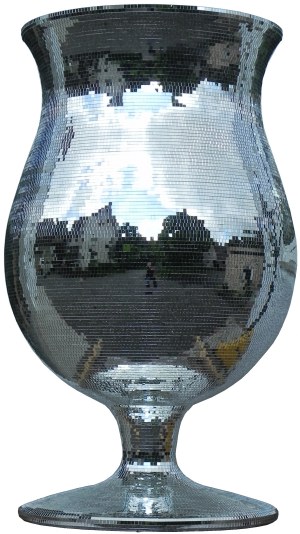 Bierglas mit Spiegelmosaik 1500 mm